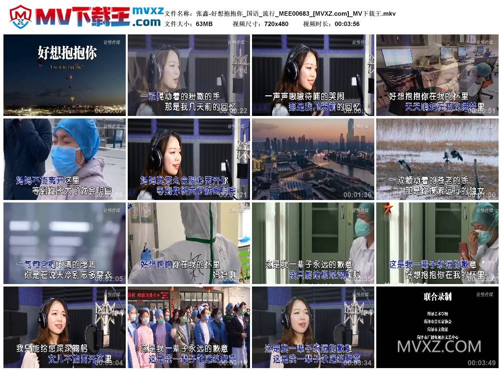 张鑫-好想抱抱你_国语_流行_MEE00683